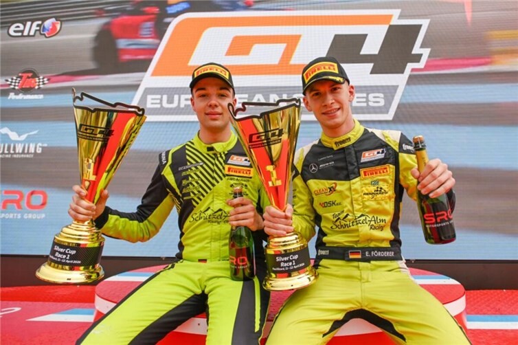 Gleich beim ersten Rennen, durfte sich Enrico Förderer über einen Sieg freuen.