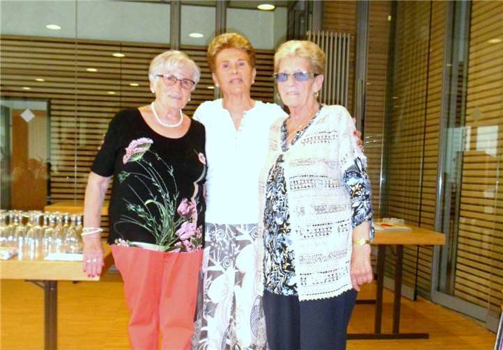 Gleich drei Damen feierten an diesem Nachmittag ihren 80. Geburtstag. Foto: privat