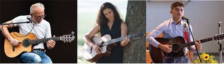 Gleich drei Musiker aus der Region werden zum Auftakt der Live-Show „Abenteuer Weltumrundung“ die Besucher in Binningen begeistern: Nicole Mercier, Hubertus Schumacher, Abdu Basit Faizan.