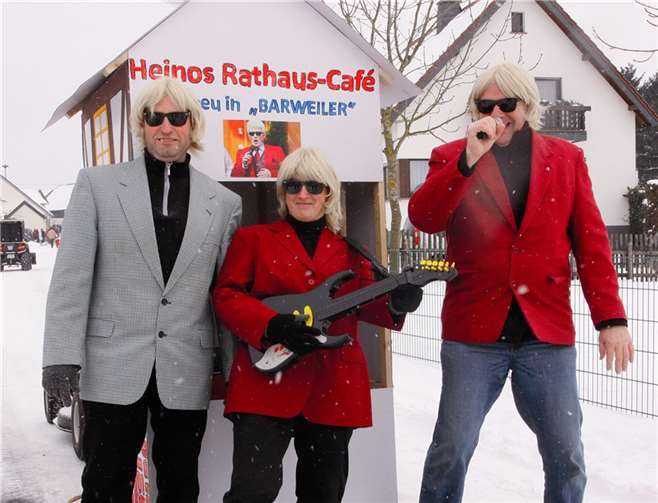Gleich dreifach war Volksmusikstar Heino vertreten.