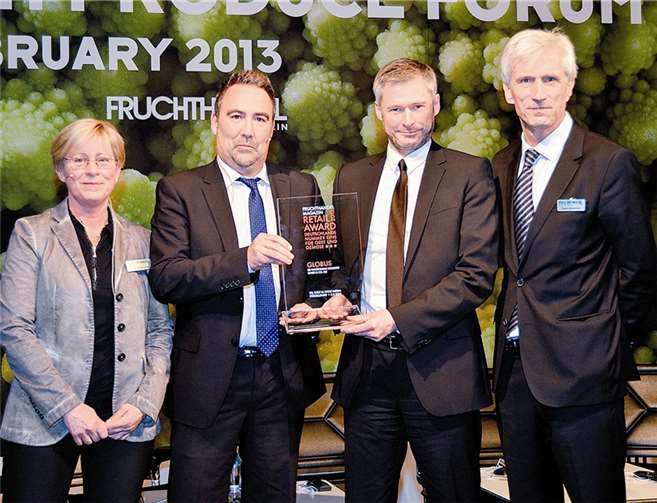 Globus erhält den Branchenpreis „Fruchthandel Magazin Retail Award“ bereits zum zweiten Mal.privat