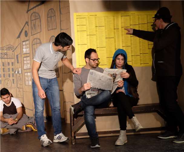 "Glück" ist das Zentrum der Arbeit der Teilnehmer und Teilnehmerinnen. Lotta Retterath