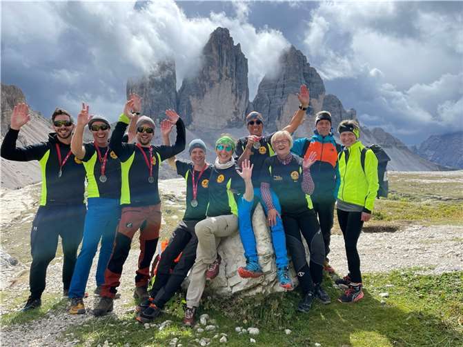 Glücklich erreichten alle VfL-Aktiven das Ziel.  Foto: VfL Waldbreitbach