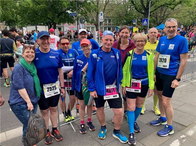 Glückliche LG’ler nach dem Wettkampf in Mainz.  Foto: LG Laacher See