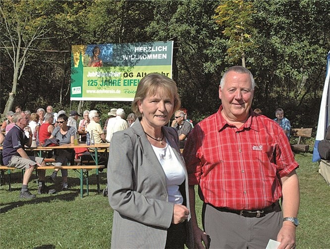 Glückwunsch der Hauptvorsitzenden Mathilde Weinandy.