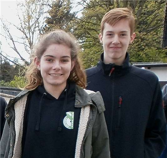 Gold und Bronze für Lina Friedrichs und Tobias Stenzel.Foto: privat