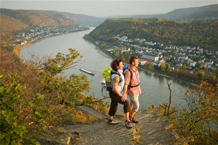 Goldener Herbst am Mittelrhein.Foto: Dominik Ketz/Romantischer Rhein Tourismus GmbH