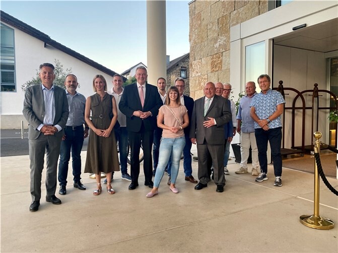 Gordon Schnieder während seines Besuches in Koblenz. Quelle: Mittelstands- und Wirtschaftsunion Koblenz