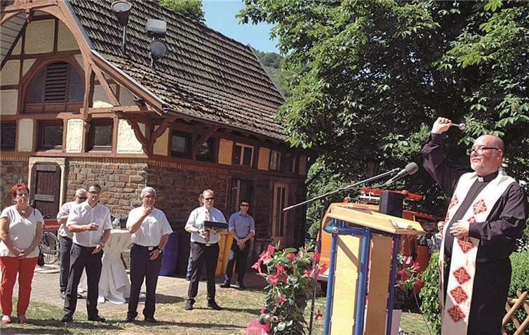 Gottes Segen für die Radfahrer.