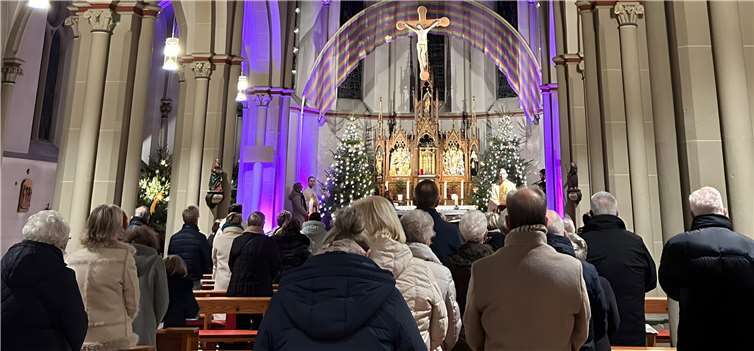 Gottesdienst zum Kirchpatrozinium in der Kirche St. Johannes in Thür. Foto: Sandra Dietrich-Fuchs