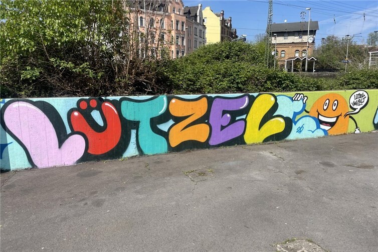 Graffiti Kunstwerk Lützel vielfältig