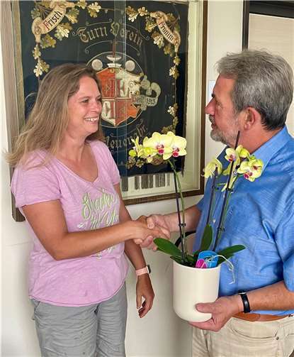 Gratulation für Peggy Herbst-  Foto: privat