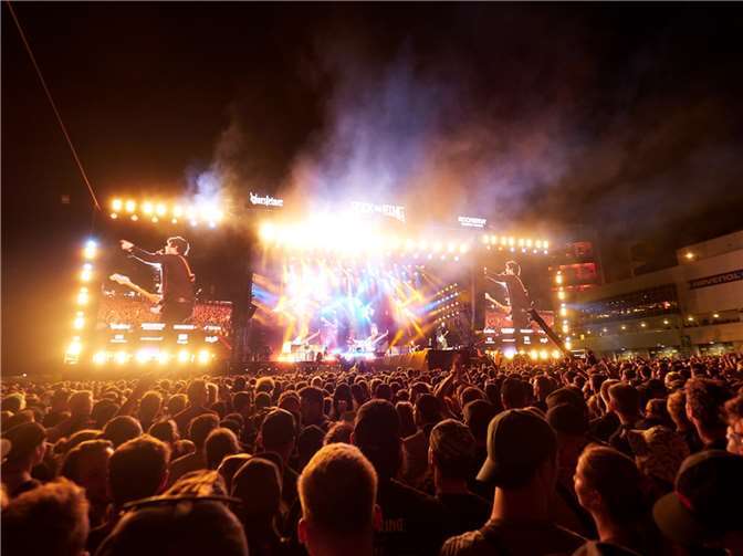 Green Day. Foto: Rock am Ring/ Thomas Rabsch