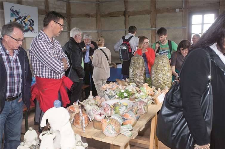 Groß war der Andrang am 1. Mai in der Ausstellung.