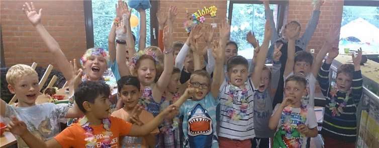 Groß war die Begeisterung der Kinder an der Sommerparty.  Stadt Meckenheim