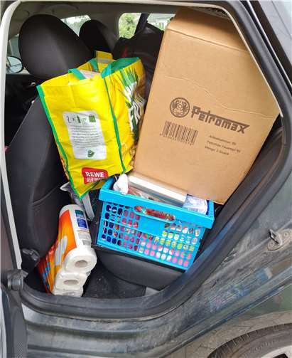 Groß war die Spendenbereitschaft. Foto: privat