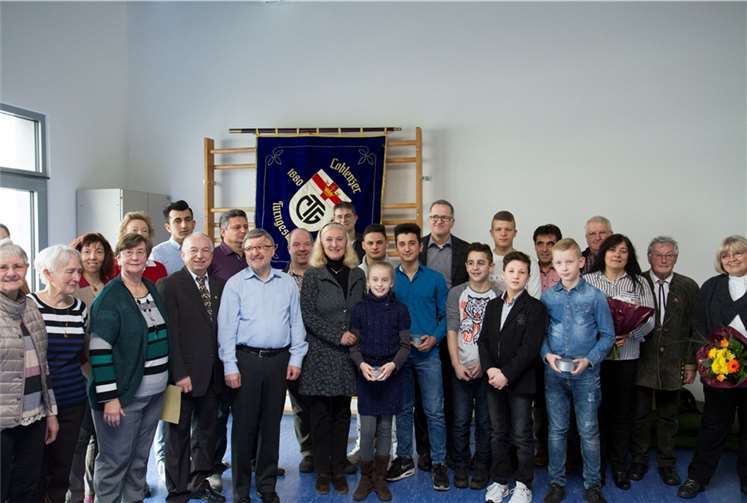 Groß war die Zahl aller geehrten Mitglieder beim Neujahrsempfang der CTG. M. Castor