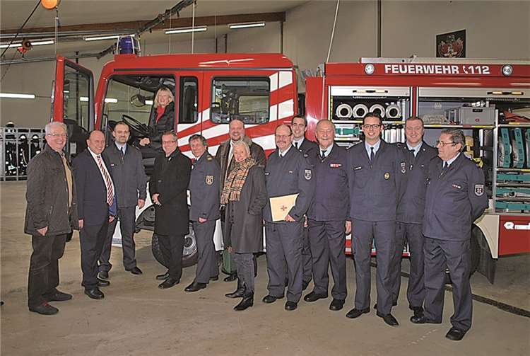 Neuer Oberbrandmeister - neues Löschfahrzeug