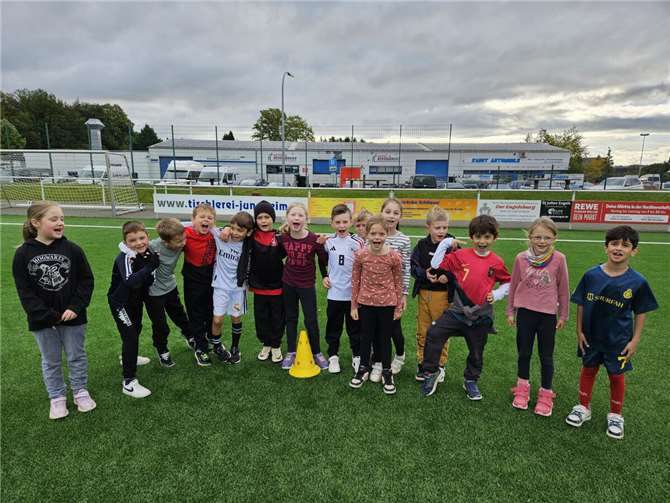 Große Freude bei den Kindern.