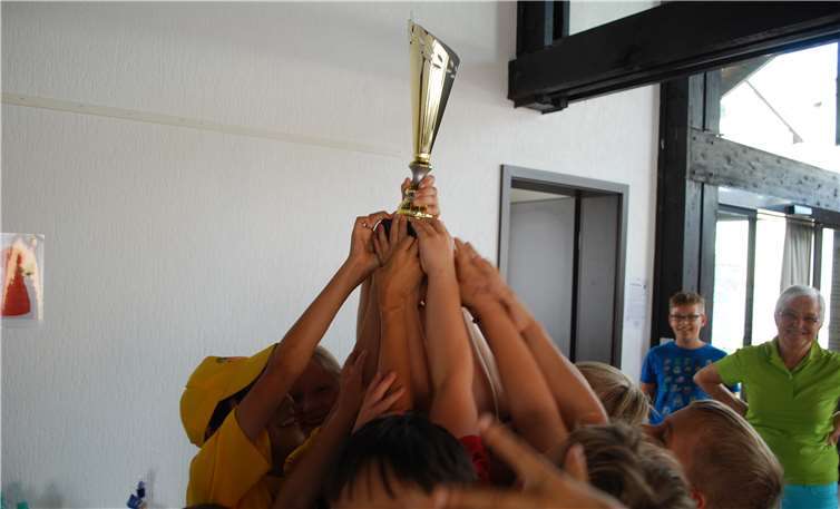 Große Freude bei den Siegern.