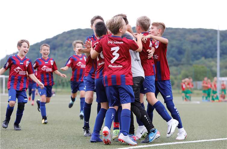 Große Freude bei den Spielern.