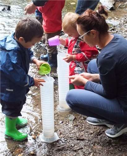 Große Freude bereitete den Kindern und den Erwachsenen der Familientag, der von der Kindertagesstätte „Kinderplanet“ ausgerichtet worden war.  Privat