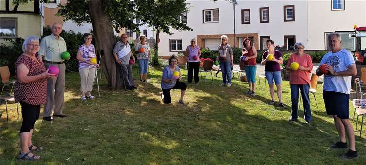 Große Freude hatten die „Bewegungshungrigen“ beim ersten Treffen seit der Corona-Pandemie. Foto: privat