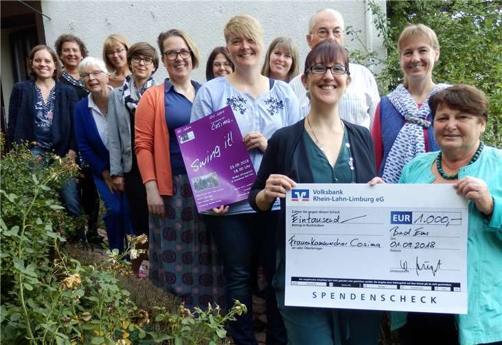 Große Freude herrschte über die finanzielle Unterstützung für die CD-Produktion.Foto: Bürgerstiftung Bad Ems