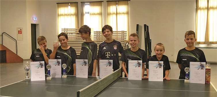 Große Leistungsdichte herrscht beim Tischtennisnachwuchs des SV Leubsdorf. privat