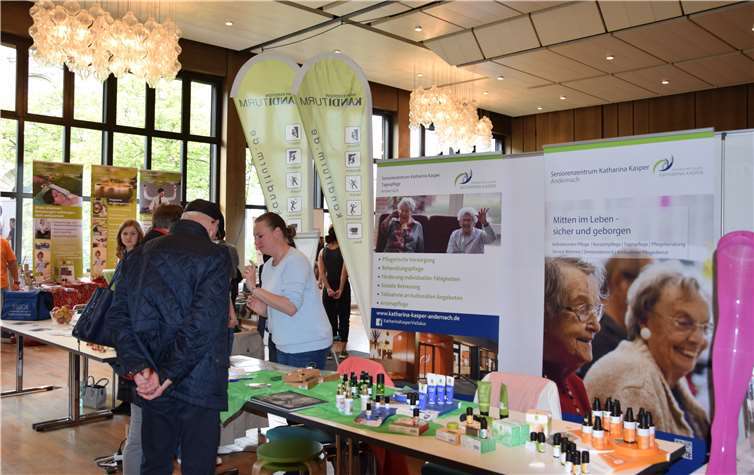 Großen Anklang fand auchdie erste Gesundheitsmesse in der Mittelrheinhalle.