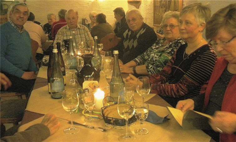 Großen Anklang hatte die Einladung zu einer Weinprobe gefunden. privat