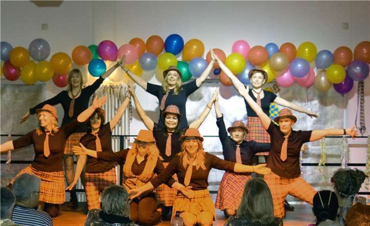 Großen Beifall erntete die Tanzformation der Gymnastikgruppe. Foto: privat