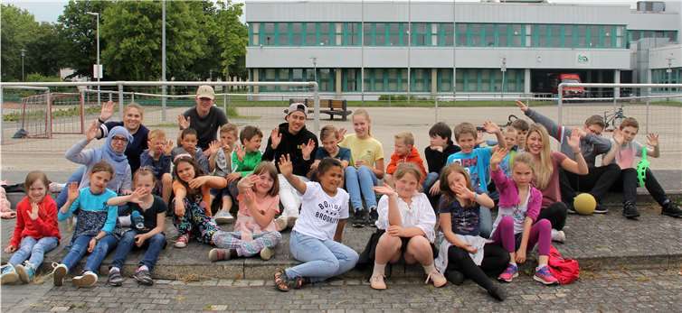 Großen Spaß hatten alle Teilnehmer und Betreuer der Mosaik-Pfingstferienbetreuung. Stadt Meckenheim