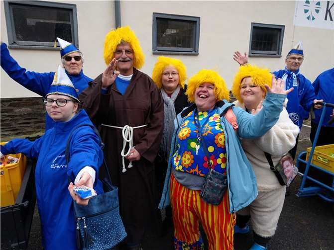 Großen Spaß hatten auch die „Gelbköpfe“.