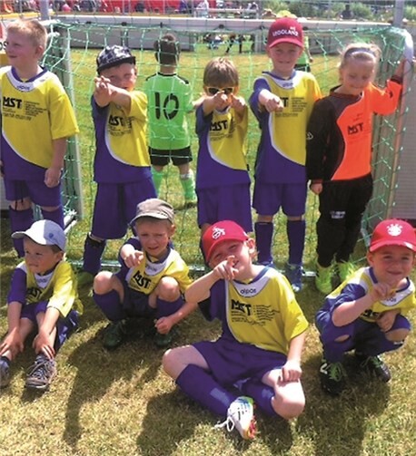 Großen Spaß in der großen Festung hatten die Bambinis der JSG Burgbrohl.privat