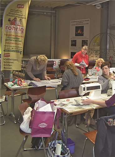 Großer Beliebtheit erfreuen sich die Strick- und Näh-Kurse.  privat