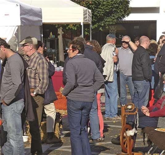 Den Herbst in seiner ganzen Vielfalt erlebt Großer Trubel auf dem Marktplatz - weit über die Region hinaus kamen die Besucher nach Bad Hönningen.