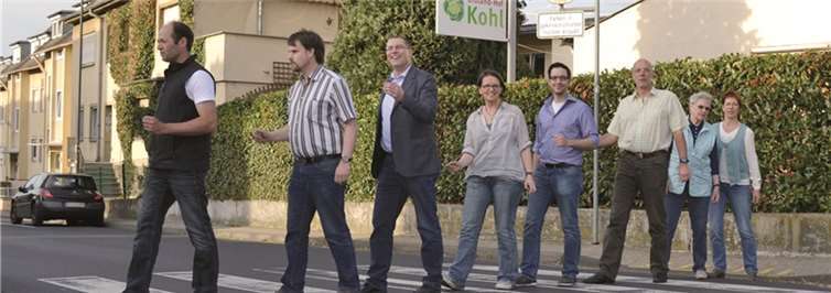 Grüne Kandidaten dynamisch und zielstrebig; es fehlen: Liane Engel, Katharina Raue, Daniel Nebenführ, Arno Schubach. privat