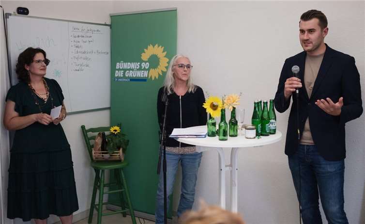 Grüne Mayen-Koblenz mit Bundestagsabgeordnetem Julian Joswig.  Foto: Elias Dörstel