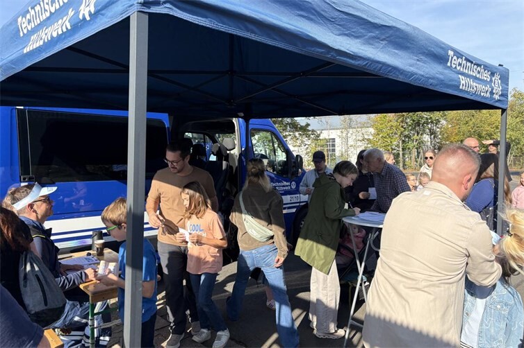 Grüsser Besucherandrang bei der Anmeldung