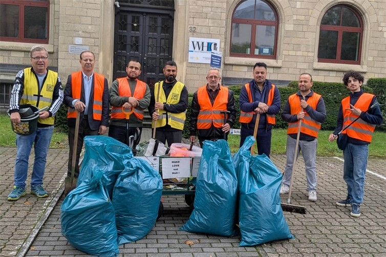 Gruppenbild Einheitsbuddeln 2026 in Neuwied