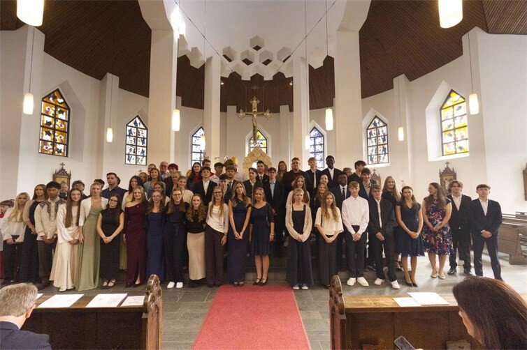 Gruppenbild der Firmlinge