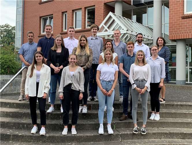 Gruppenbild der der Finanzanwärterinnen und Finanzanwärter des Finanzamts Neuwied.  Foto: privat