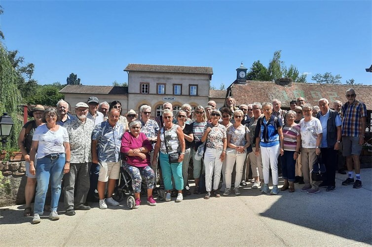 Gruppenbild im Ecomuseum Ungersheim, Frankreich