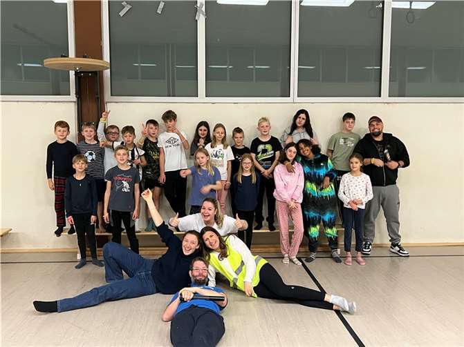 Gruppenbild, kurz bevor es in die Nachtlager ging.  Foto: privat