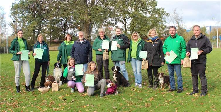 Gruppenbild von allen Prüflingen.Foto: privat