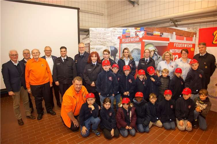 Gruppenbild zum Abschluss. Fotos: Feuerwehr VG Puderbach/Wolfgang Tischler