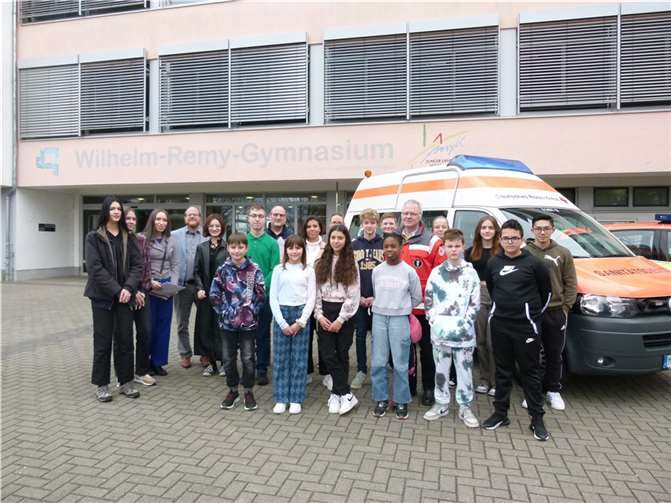 Gruppenfoto der AG Schulsanitätsdienst.