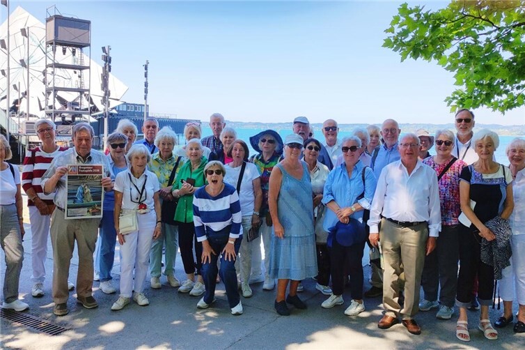 Gruppenfoto der Reisegruppe des Bürgervereins Meckenheim