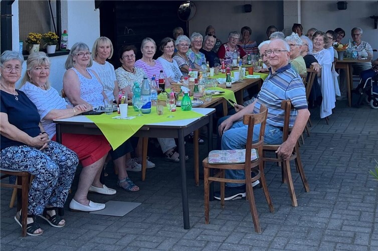 Gruppenfoto der Seniorensportgruppe Wehr